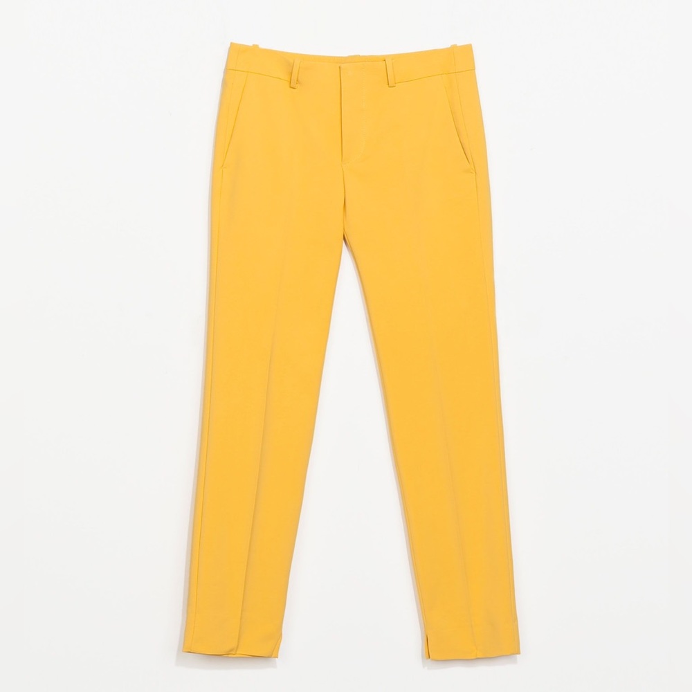 Zara Yellow Trouser Suit Pant